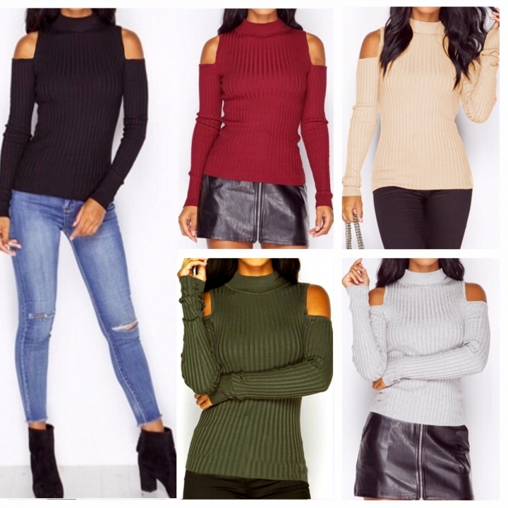 Western Style Ms Autumn And Winter Fashion Strapless knitting Tight Trend Coat