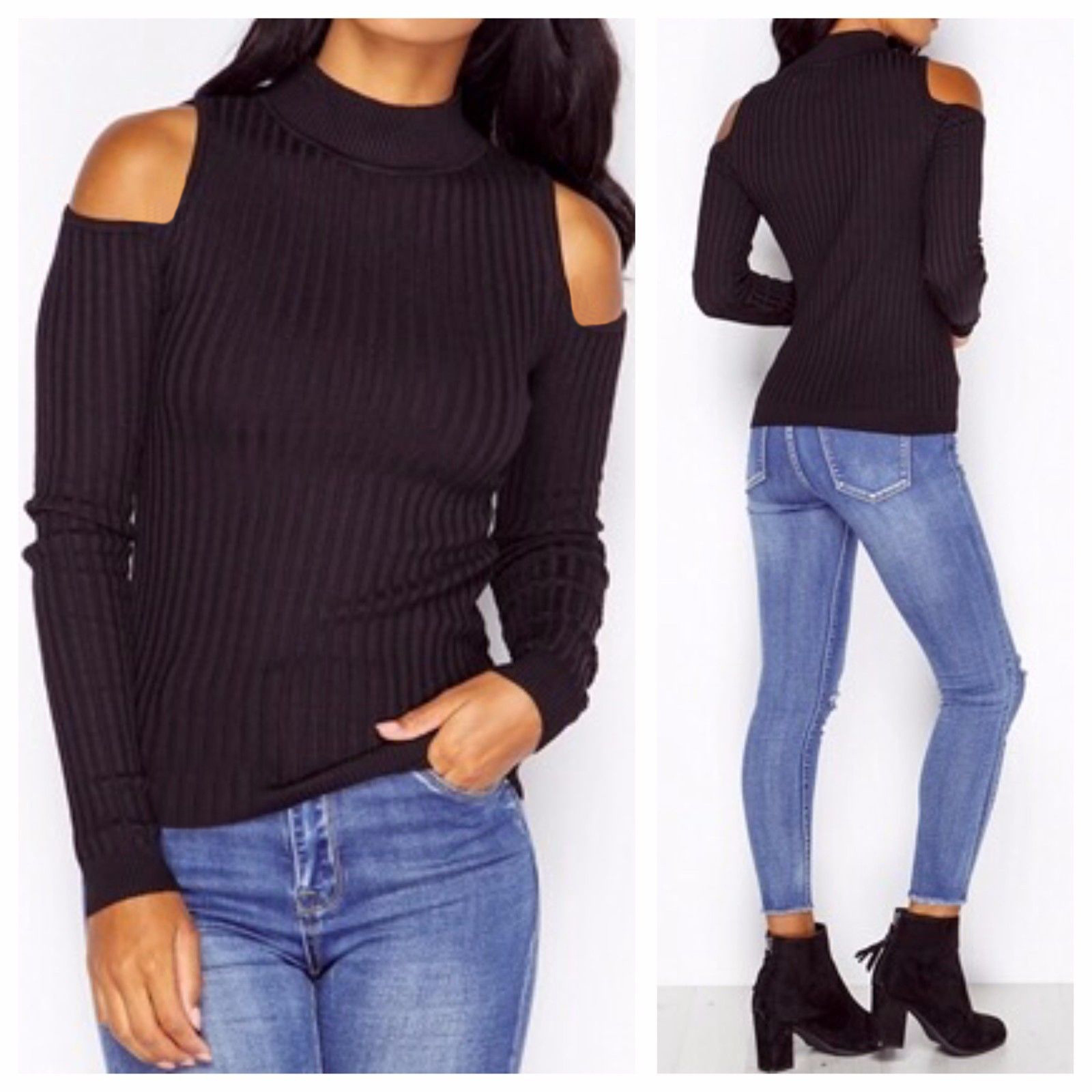 Western Style Ms Autumn And Winter Fashion Strapless knitting Tight Trend Coat