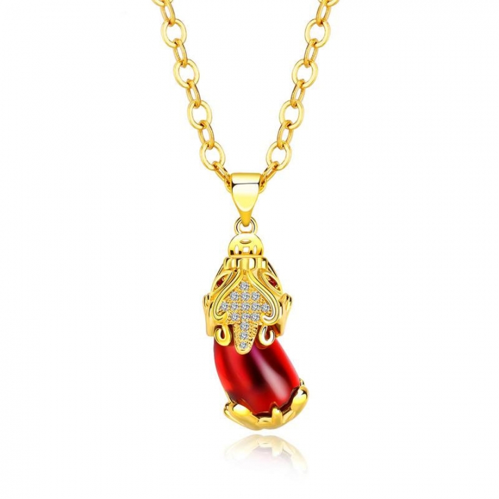 Western Style Ms Popular Accessories 24 gold Plating Brave Troops Necklace Transport luck Pendant