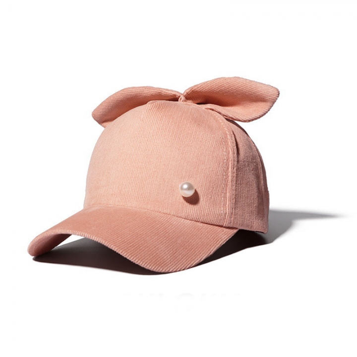 Ms Wick Baseball Cap lovely Rabbit Ears Student Leisure Wild Curved eaves Duck hat