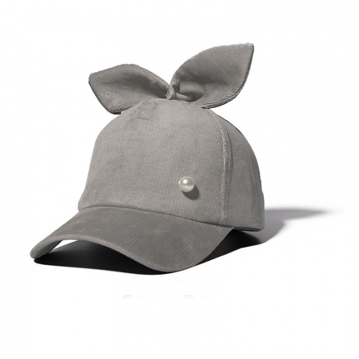 Ms Wick Baseball Cap lovely Rabbit Ears Student Leisure Wild Curved eaves Duck hat