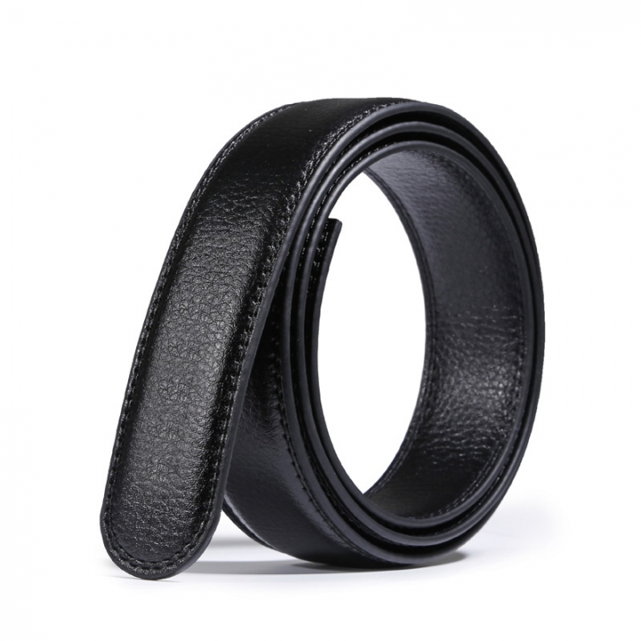 Men Personality Fashion Automatic Buckle Belt Trend Genuine Leather Business Belt