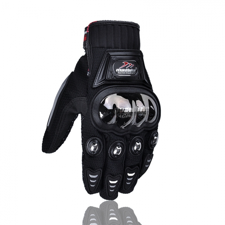 Motorcycle Stainless Steel Alloy Shell Off-road Racing Drop Gloves Riders All Means Gloves