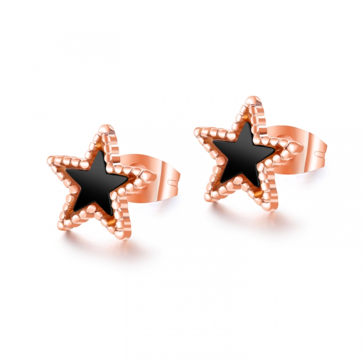 Western Style Simple Wild Personality Trend Earrings Temperament Pentagram Lottery Earring