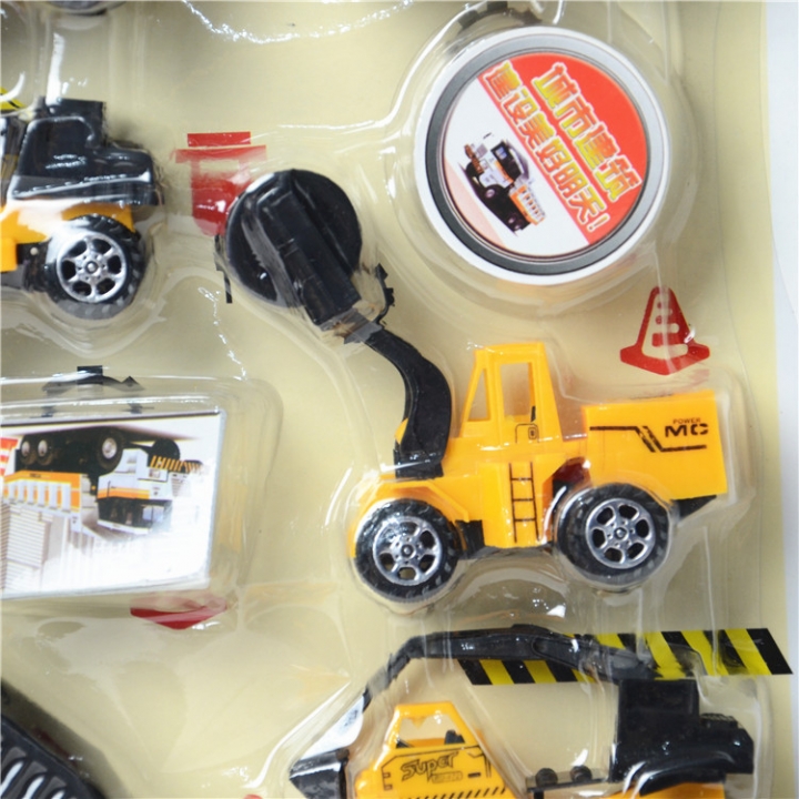 Child Puzzle Toy Engineering Vehicle Set 6 Packs Engineering Vehicle Model toy
