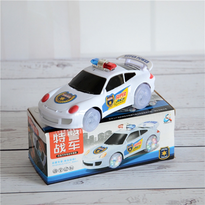 Electric Universal Child Puzzle Toy Police Car light Music Car Model Child Toy