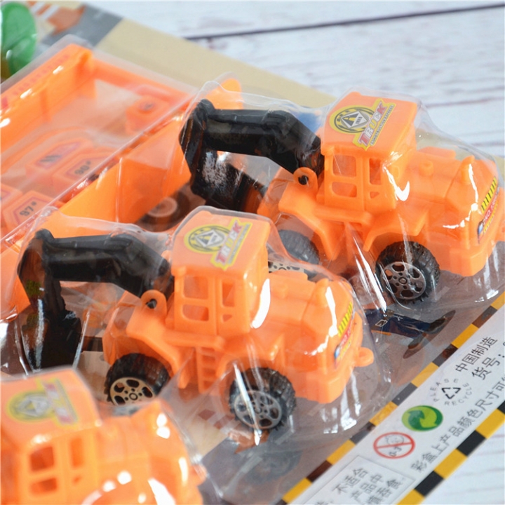 Pull Back Engineering Vehicle Child Puzzle Toy Car Set