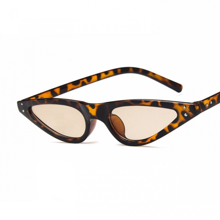 Western Style Cat's Eye Sunglasses Small Box Fashion Drop of Water Vintage Sunglasses