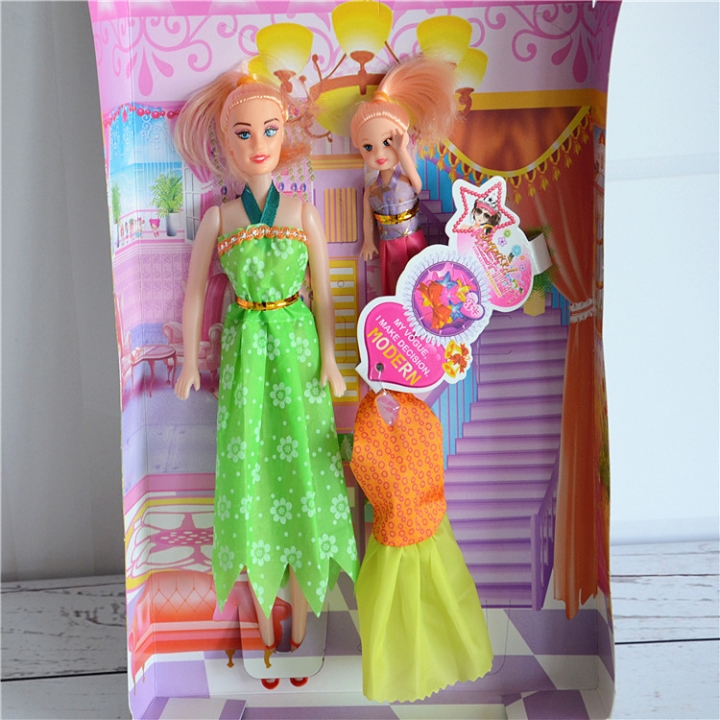 Girl Birthday Present Little Baby Dress up toy Beautiful Baby Puzzle Toy