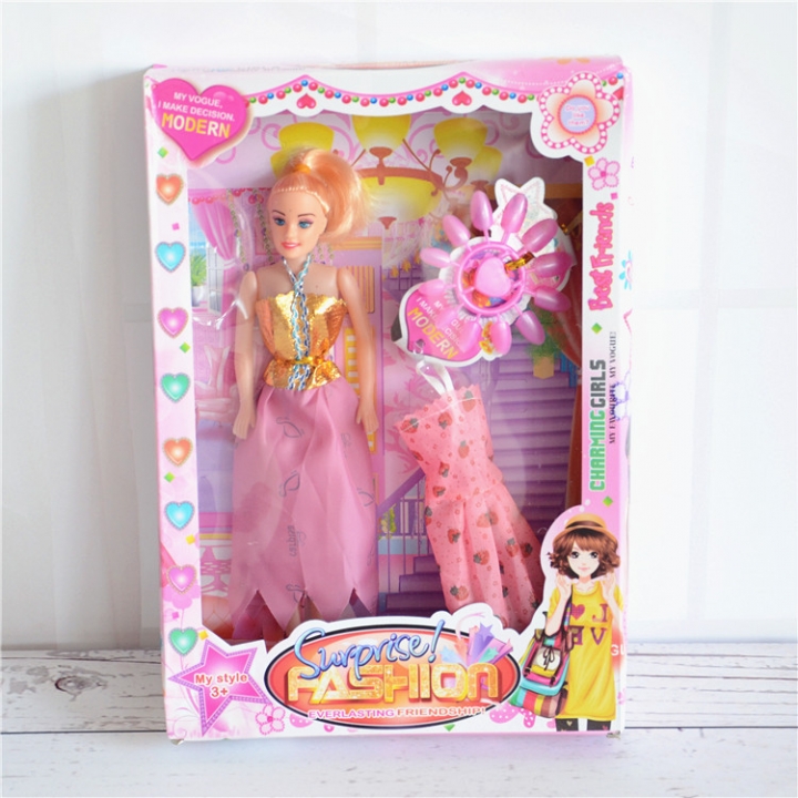 Girl Birthday Present Little Baby Dress up toy Beautiful Baby Puzzle Toy