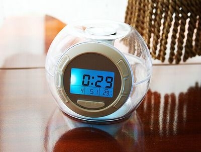 Creativity LCD Colorful Discoloration Alarm Clock Sound Electronic Perpetual Calendar Digital Clock