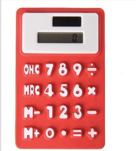 Creativity Slim Silica Gel Computer Silica Gel Electronic Solar Energy Calculator
