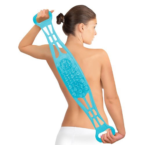 Dual Sided Back Scrubber Scrubber Take a Bath Massage Belt Bathroom Shoulder Straps