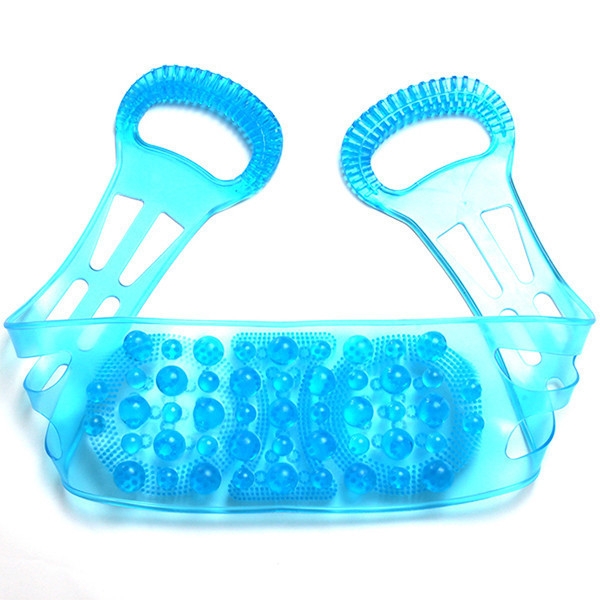 Dual Sided Back Scrubber Scrubber Take a Bath Massage Belt Bathroom Shoulder Straps