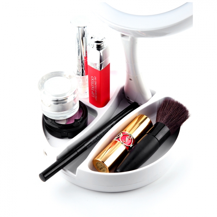 My FoldAway Multifunction Cosmetic Mirror Chargeable Table Lamp Double Mirror