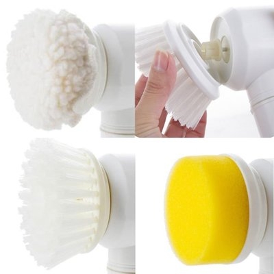 Electric Cleaning Brush Magic Brush Housework 5 in 1 Cleaning Brush Electric Bathtub Brush