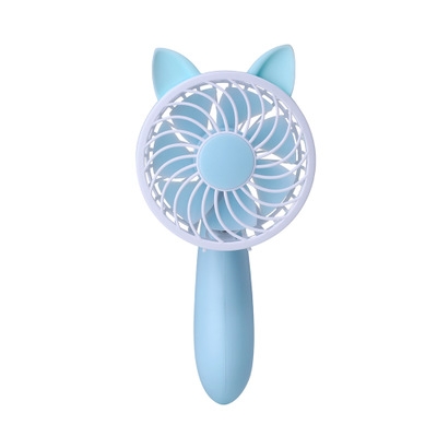 Creativity Barking Dog Fan Portable USB Mini Handheld Fan Student Office Desktop Fold Fan