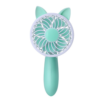 Creativity Barking Dog Fan Portable USB Mini Handheld Fan Student Office Desktop Fold Fan