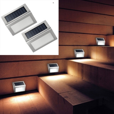 Solar Energy Garden Lights Outdoor Stainless Steel led Solar Energy Stair light Street light