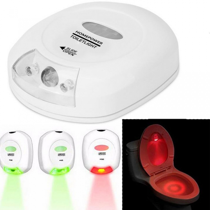 Intelligent Human Body induction WC Toilet lid Sensor Light Bathroom Led Creativity Night light