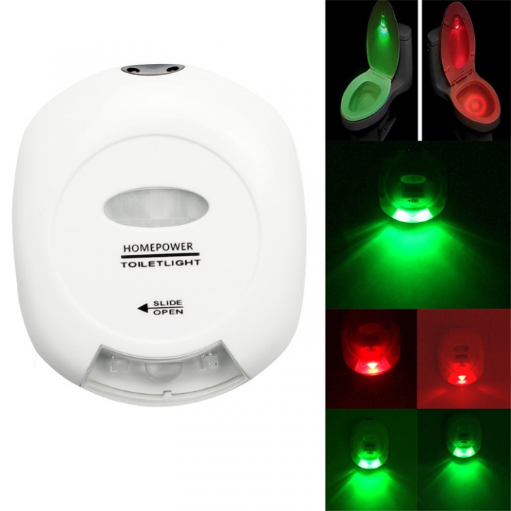 Intelligent Human Body induction WC Toilet lid Sensor Light Bathroom Led Creativity Night light