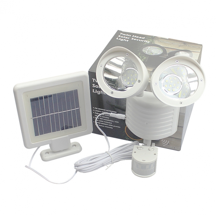 Solar light Household Human Body Induction Double Spotlights 22 LED Solar Energy Street light