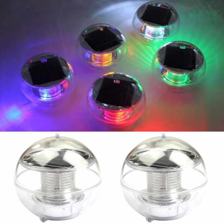 Solar Energy Floating lights Colorful Floating Ball lights Swimming pool Decorative lights