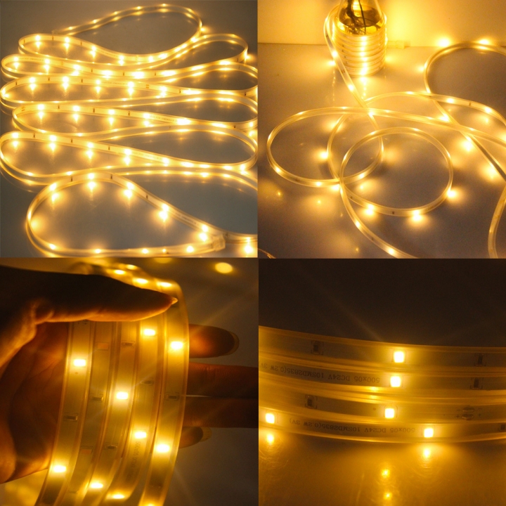 Led Solar Energy Light Bar Casing Waterproof Christmas Tree Garden Decorative lights