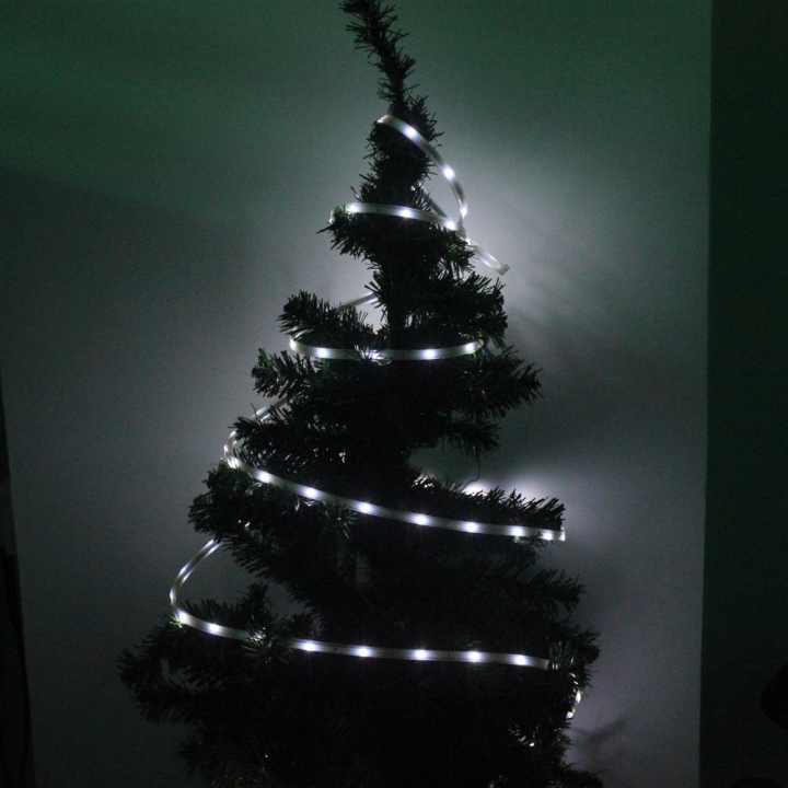 Led Solar Energy Light Bar Casing Waterproof Christmas Tree Garden Decorative lights