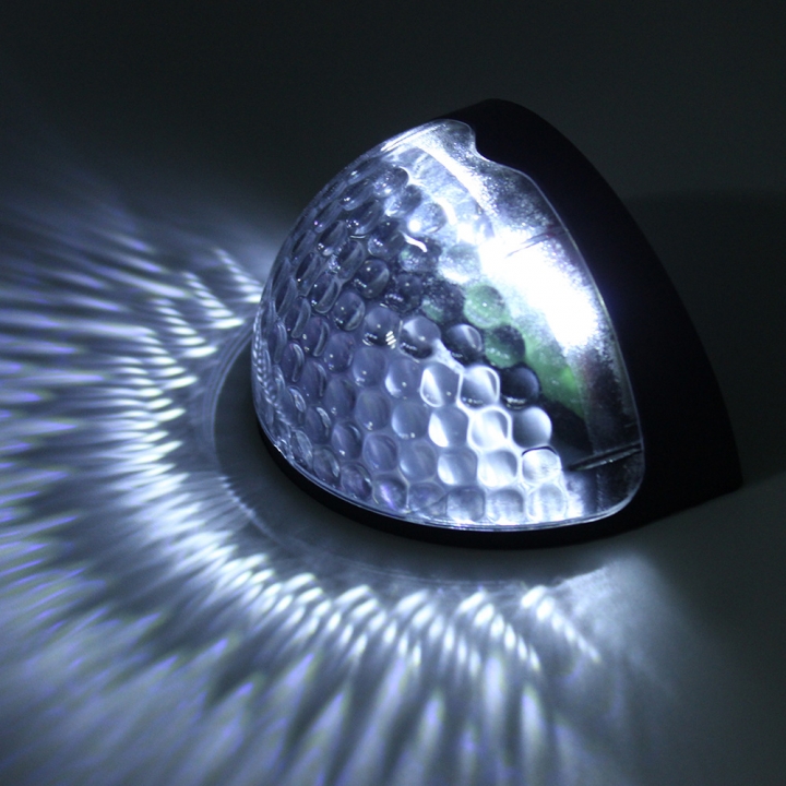 Solar Energy 6LED Wall lamp Outdoor Semicircle Garden Lawn Fence Lights