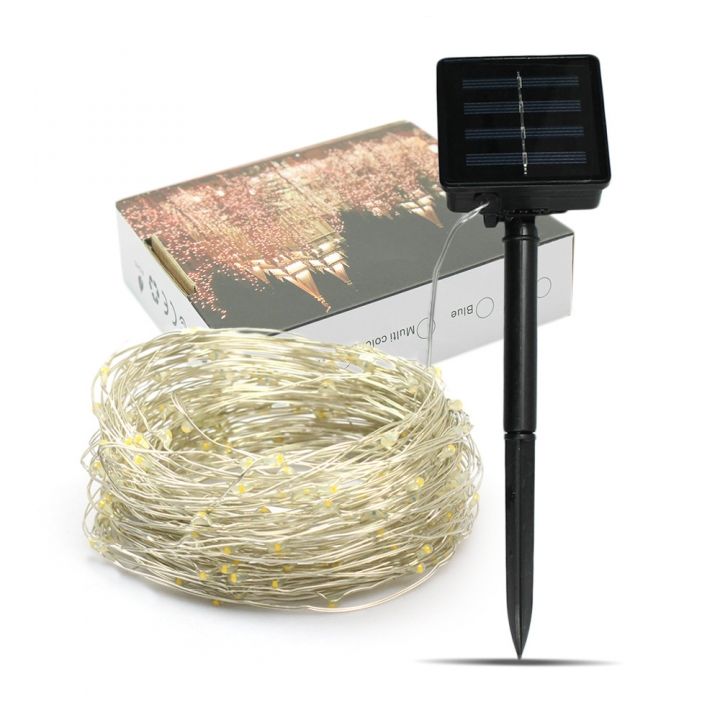 Christmas Lights String 10 m 100LED Festival Decorative light String Solar String lights