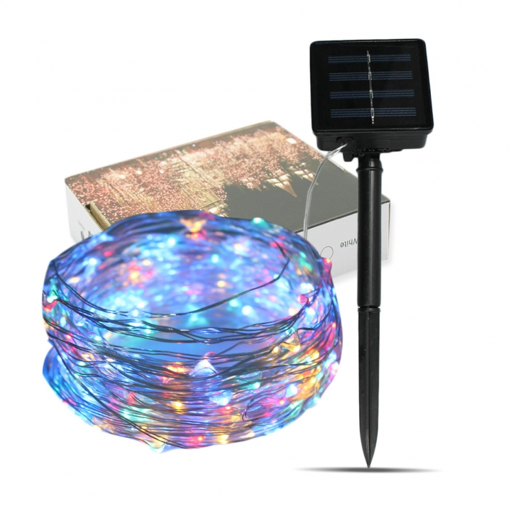 Christmas Lights String 10 m 100LED Festival Decorative light String Solar String lights