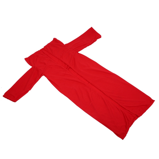 Creative   Coral Carpet Home Sleeping Blanket Lazy Plush Washable Snuggie Blanket With Sleeves