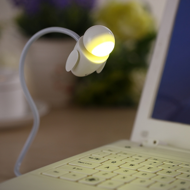 Mini Machine Doll Night light USB Cartoon Robot Keyboard light Creativity gift Led light