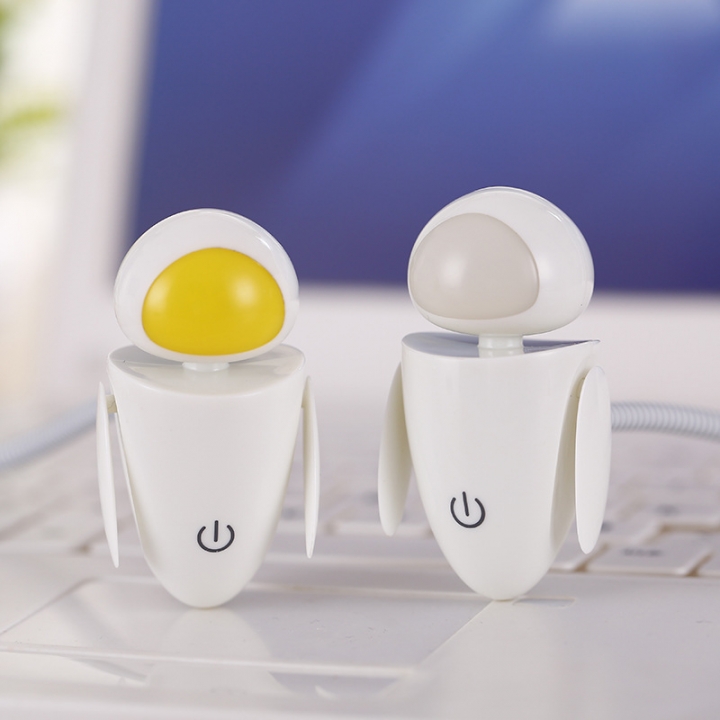 Mini Machine Doll Night light USB Cartoon Robot Keyboard light Creativity gift Led light