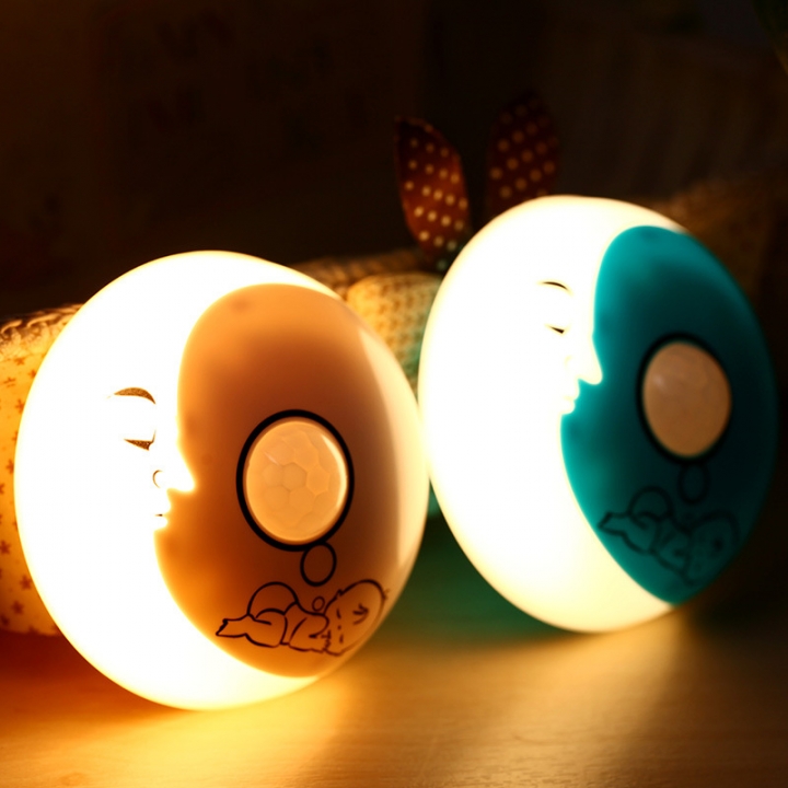 Creativity String Month Human Sensing Led Night light Simple indoor Night light Gift lights