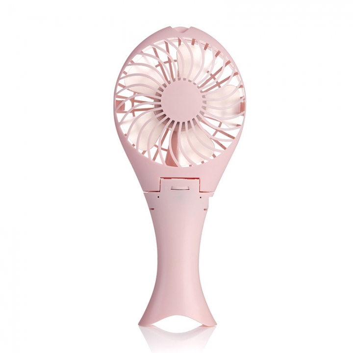 Mini Small Fan USB Mermaid Fan Creativity Handheld Charging Turn Leaf Fan