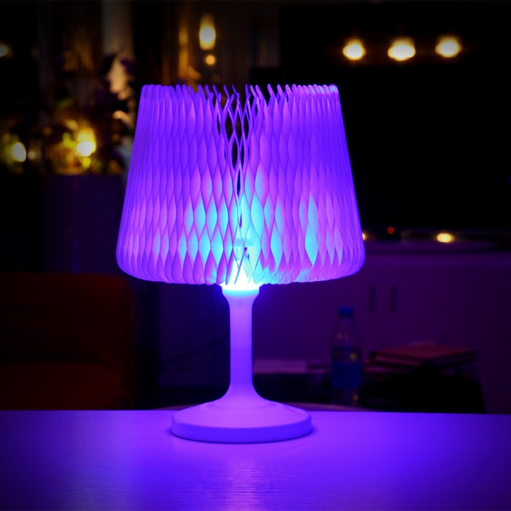 Creativity Colorful Changeable Mini Night Light USB Table lamp Bedside Touch book Eye Protection
