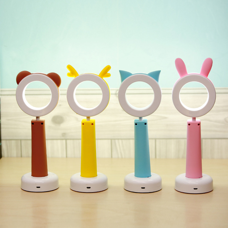 Creativity Pet Table Lamp USB Charging Eye Protection Learn Table Lamp Cartoon Bedside Led light