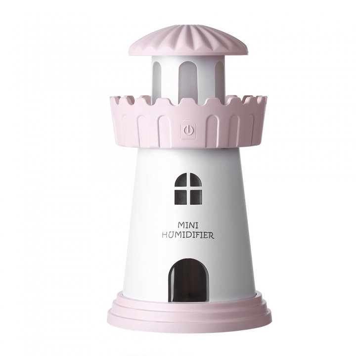 Creativity lighthouse Household Office Lovely Mini USB Humidifier Amount of fog Silent Humidifier