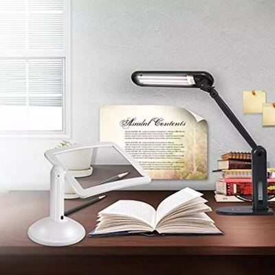 Brighter Viewer LED Magnifier Screen Magnifier With Light In White