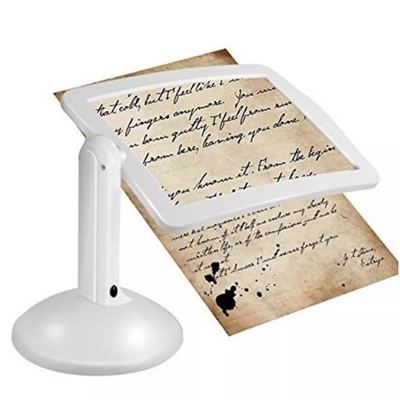 Brighter Viewer LED Magnifier Screen Magnifier With Light In White