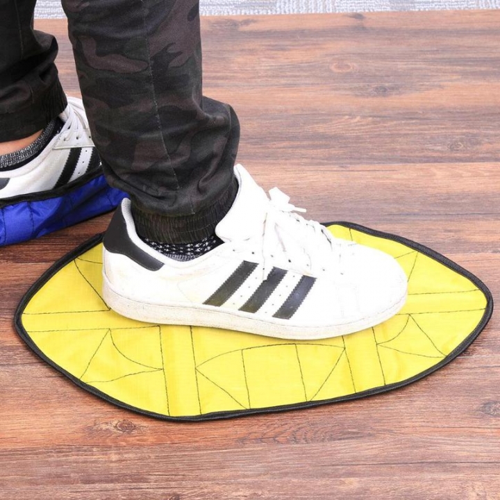 Reusable Portable Anti-slip Sneaker Cover Step In Sock Shoe Covers Cotton Automatic