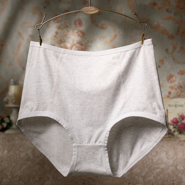 Fertilizer Increase High Waist Cotton Ms Underwear No Trace High Waist Women's Underwear