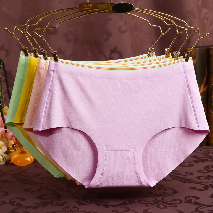 Seamless Double-sided Thread Ms Underwear One Piece No Trace color Women's Underwear
