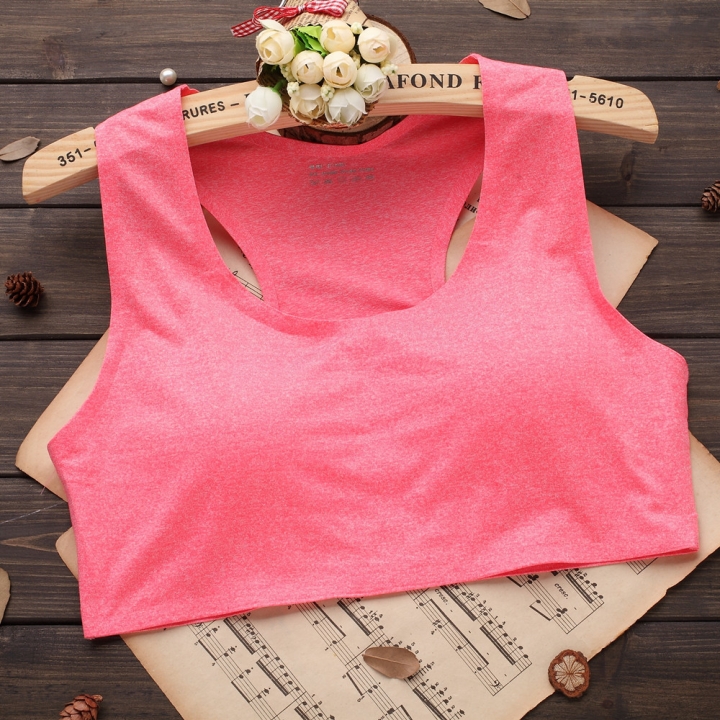 Ice silk One Piece Seamless Wrapped Chest Anti-lighting Bra Sweat Absorption  Beauty Back Underwear