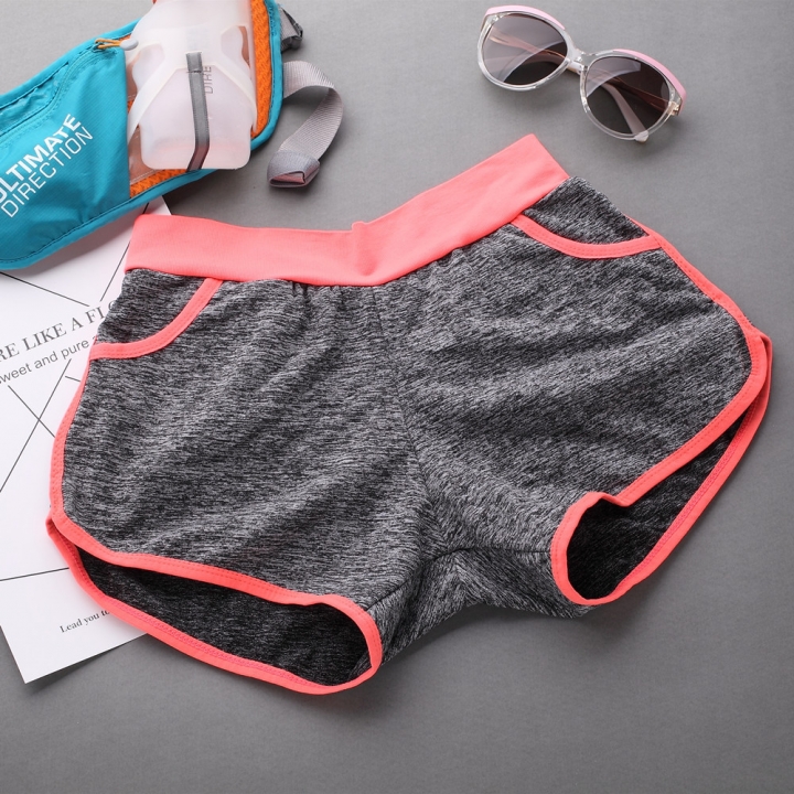 Yoga clothes Fitness Pants Tight Thin Three Pants Elasticity Self-Cultivation Run Movement Shorts