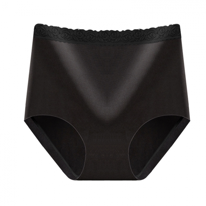 Middle Waist No Trace Fertilizer Cotton Ms Underwear Cotton Jacket Lace Underwear