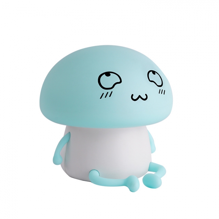 Creativity Bedroom Sleeping Night light USB induction Silica Gel Mushroom Q Atmosphere Led light