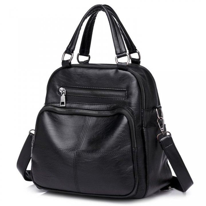Ms Multifunction Backpack Soft Skin Backpack College Wind Travel Fashion Lady Bags Handbags